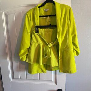 Blazer and Skirt Set